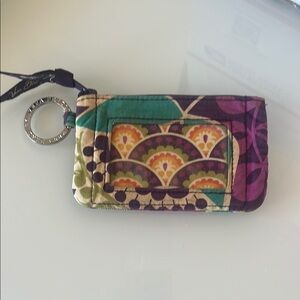 Vera Bradley Multicolor Wristlet Plum Crazy